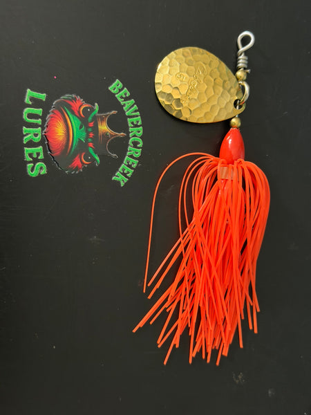 Skirted Weedless inline spinner