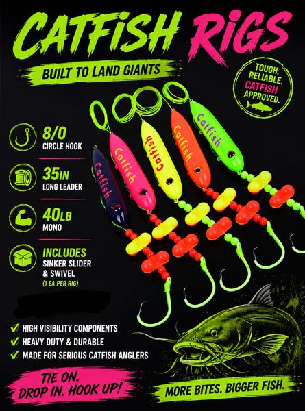 Catfish rigs 5 pack