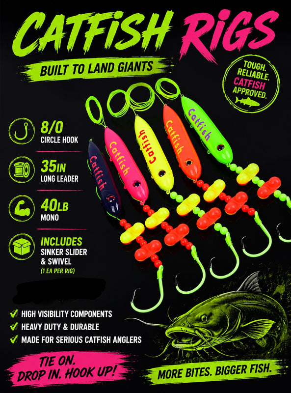 Catfish rigs 5 pack