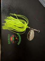 Skirted Weedless inline spinner