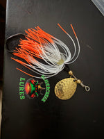 Skirted Weedless inline spinner